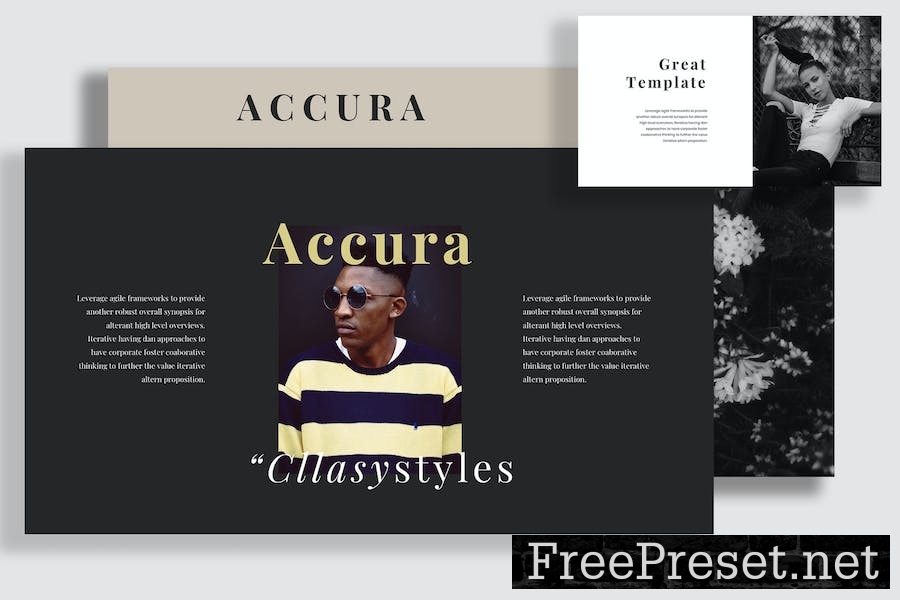 Accura Lookbook Google Slides 59KMZSS