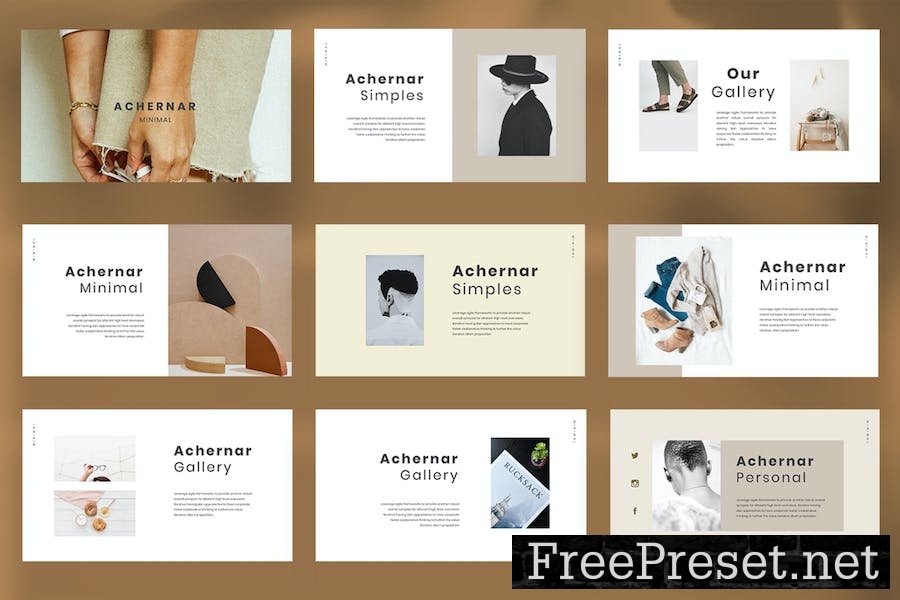 Achernar Powerpoint Template 69L8QNW