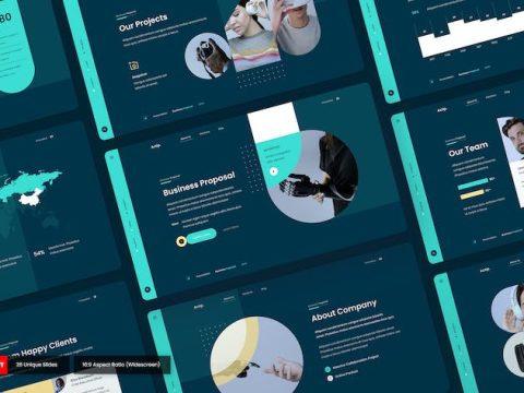 Actip - Business Proposal PowerPoint Template ZFFMP3Y