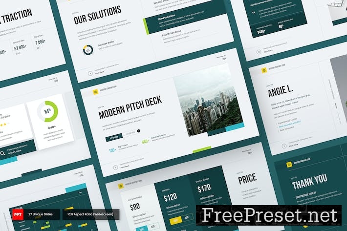 Adapta - Pitchdeck PowerPoint Template 4CSR7QF