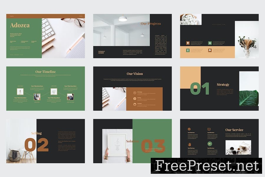 Adozea - Business Lookbook Keynote Template HTWTFDJ