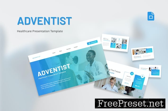 Adventist - Healthcare Presentation Google Slides LGJLZCM