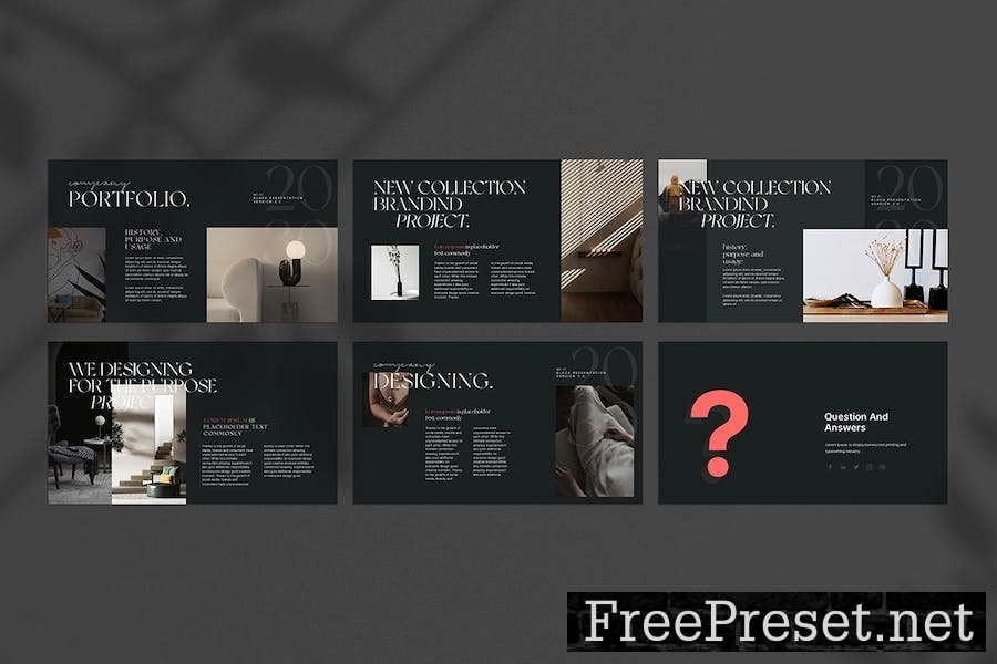 Agency Portfolio PowerPoint Template 9GVKQU2