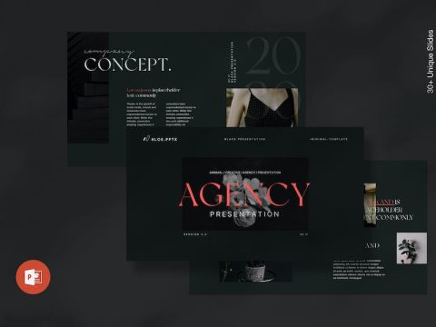 Agency Portfolio PowerPoint Template 9GVKQU2