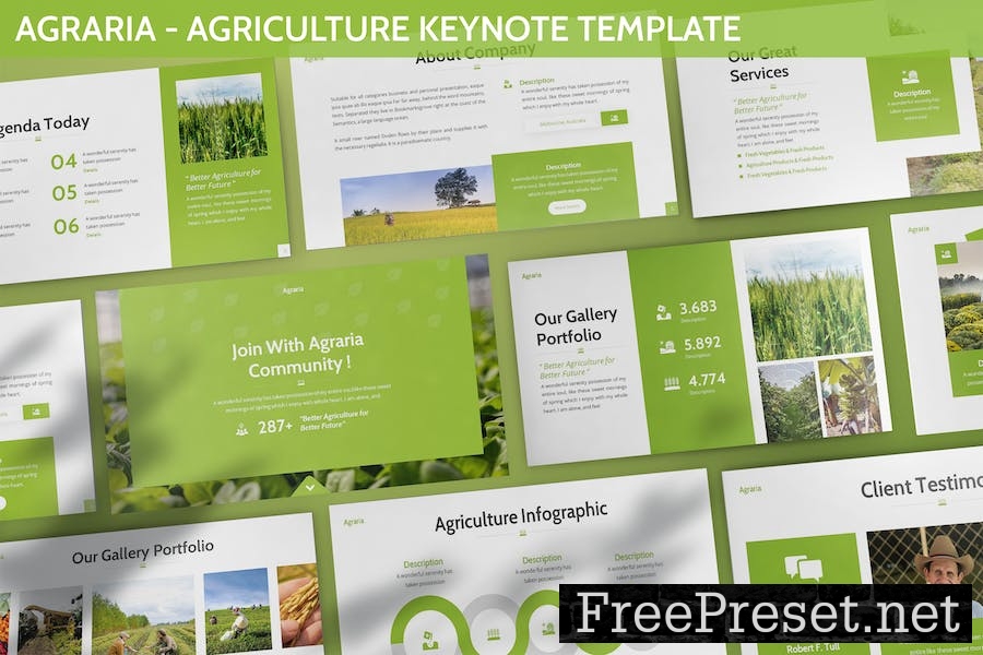 Agraria - Agriculture Keynote Template NSKLN4N