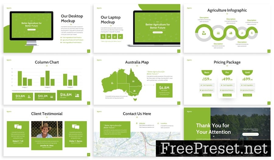 Agraria - Agriculture Powerpoint Template 5NKWR2E