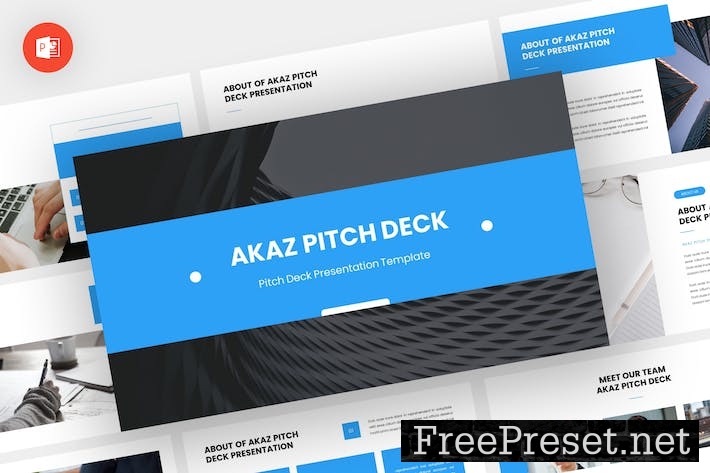 Akaz - Pitch Deck Powerpoint Template BXEVZPH