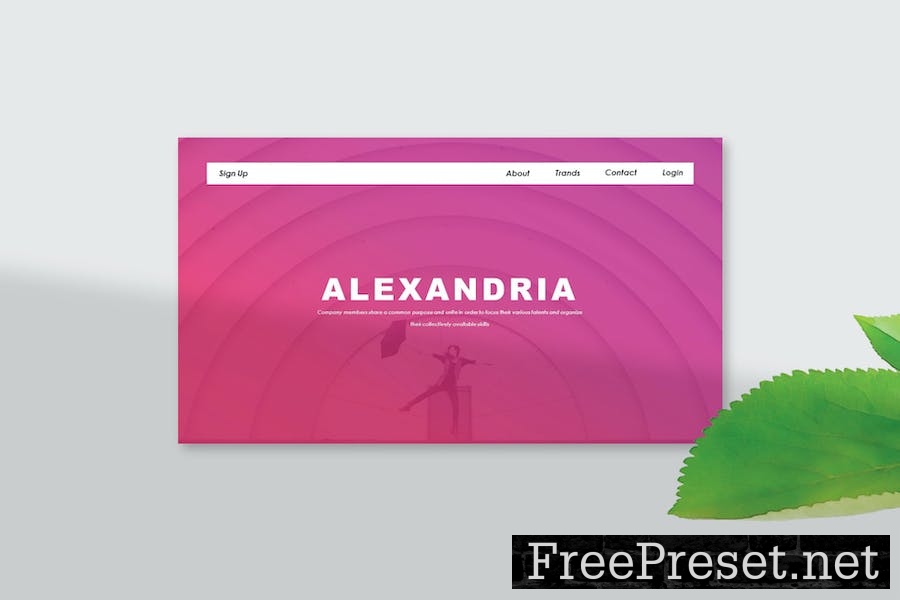 Alexandria - Google Slide Template 8V4ZFUX