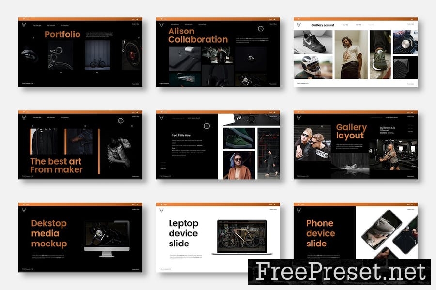 Alison – Business Keynote Template PTWP87M