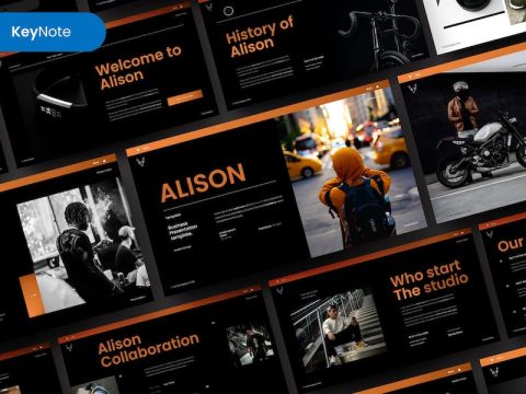 Alison – Business Keynote Template PTWP87M