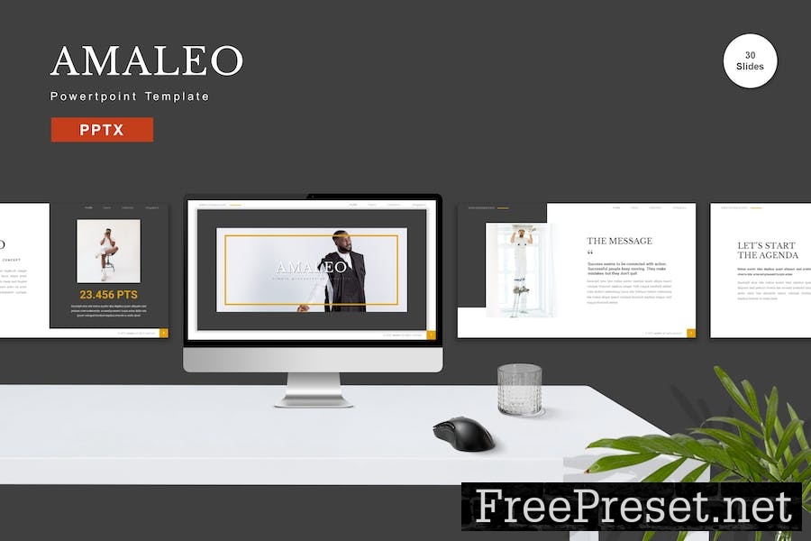 Amaleo - Powerpoint Template NK23L54