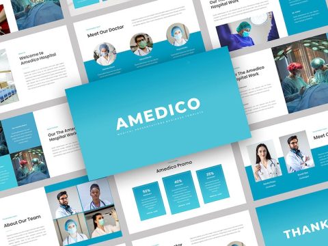 Amedico - Medical Google Slides YC36DK8