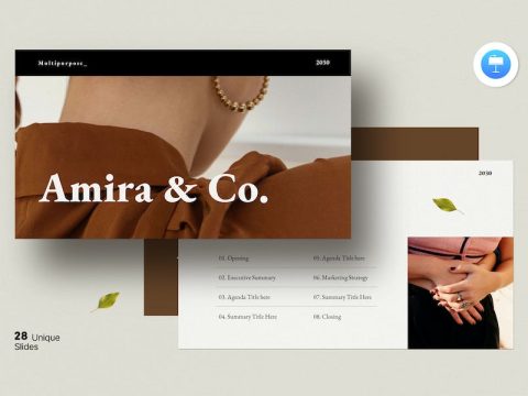 Amira | The Minimal Presentation Template 2Z4TGXQ