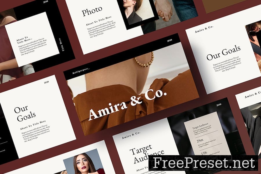 Amira | The Minimal Presentation Template 4XMWTUB