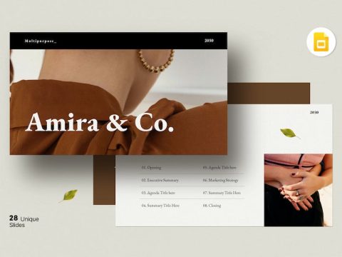 Amira | The Minimal Presentation Template 4XMWTUB