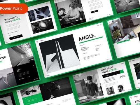 Angel – Business PowerPoint Template VRRQLCU