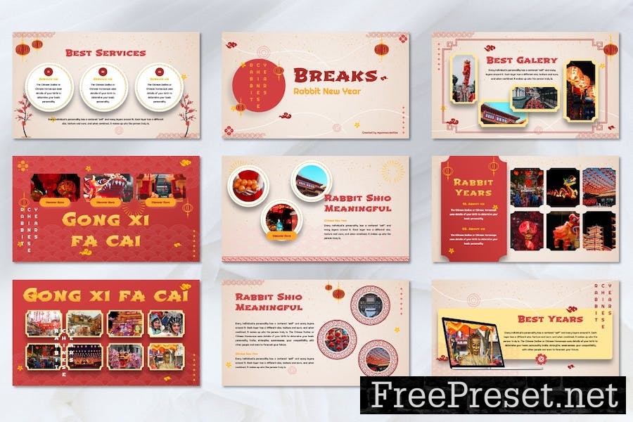 Angpao - Chinese New Year Keynote Template Y3BLTF3