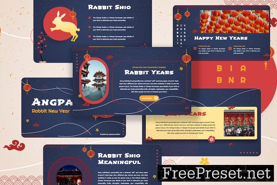 Angpao - Chinese New Year Keynote Template Y3BLTF3