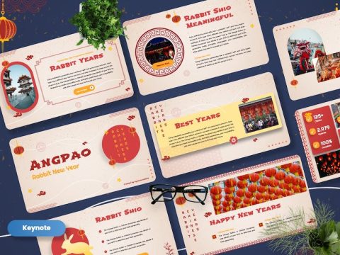 Angpao - Chinese New Year Keynote Template Y3BLTF3