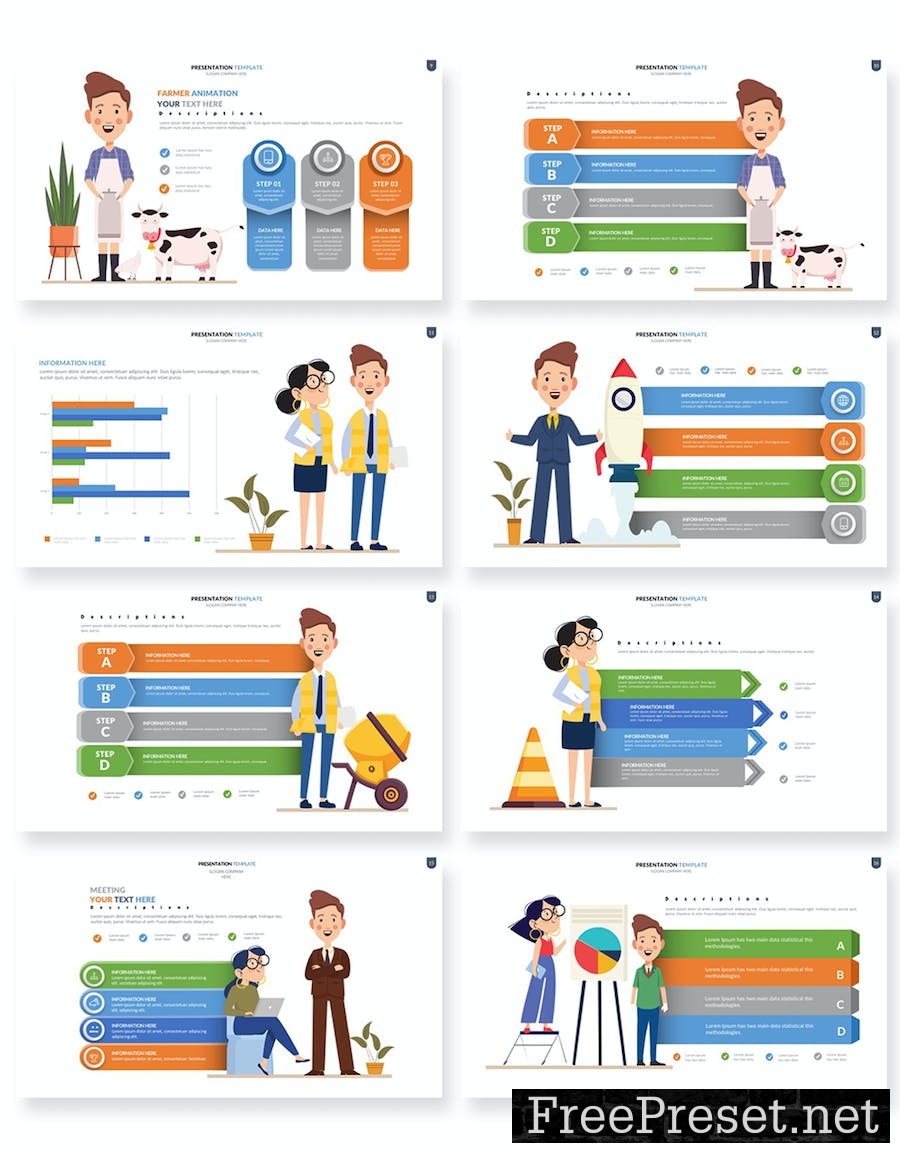 Animation Powerpoint Presentation Templates 37WE6DW