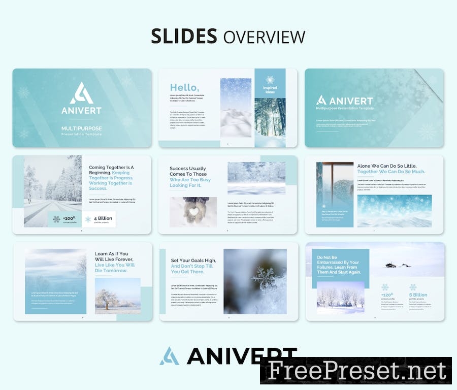 Anivert – Multipurpose PPT Presentation Template 6LHEEUP