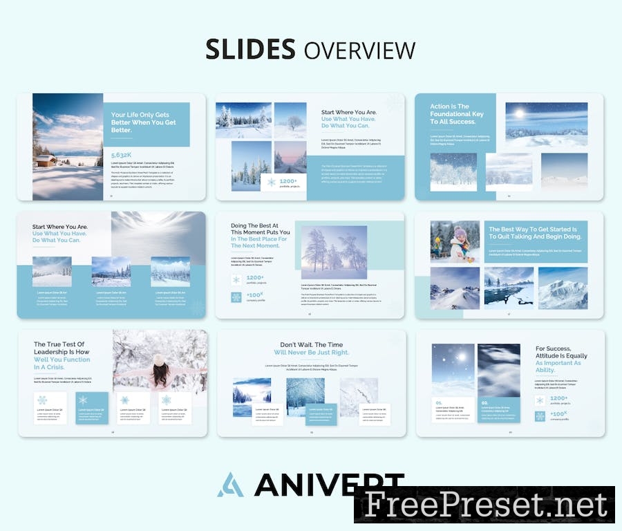 Anivert – Multipurpose PPT Presentation Template 6LHEEUP