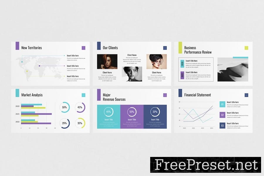 Annual Company Report PowerPoint Template FARNCEJ