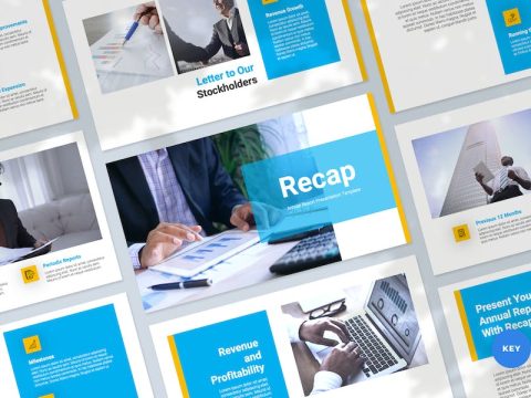 Annual Report Keynote Presentation Template U2AAXUD