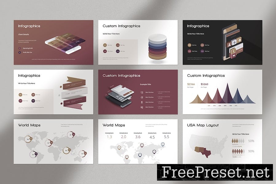 Annual Report PowerPoint Template 2PKR3M8