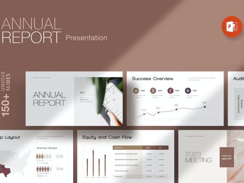 Annual Report PowerPoint Template 2PKR3M8