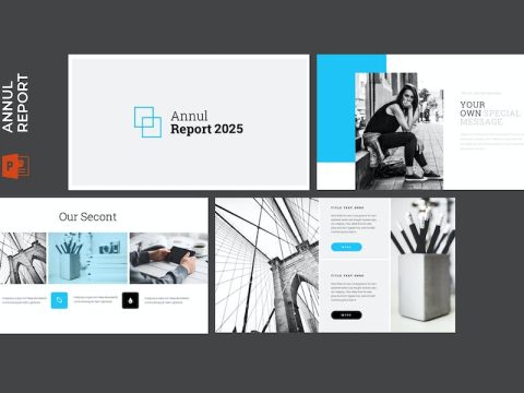 Annul Report 2025 Powerpoint Template FSXXB4M