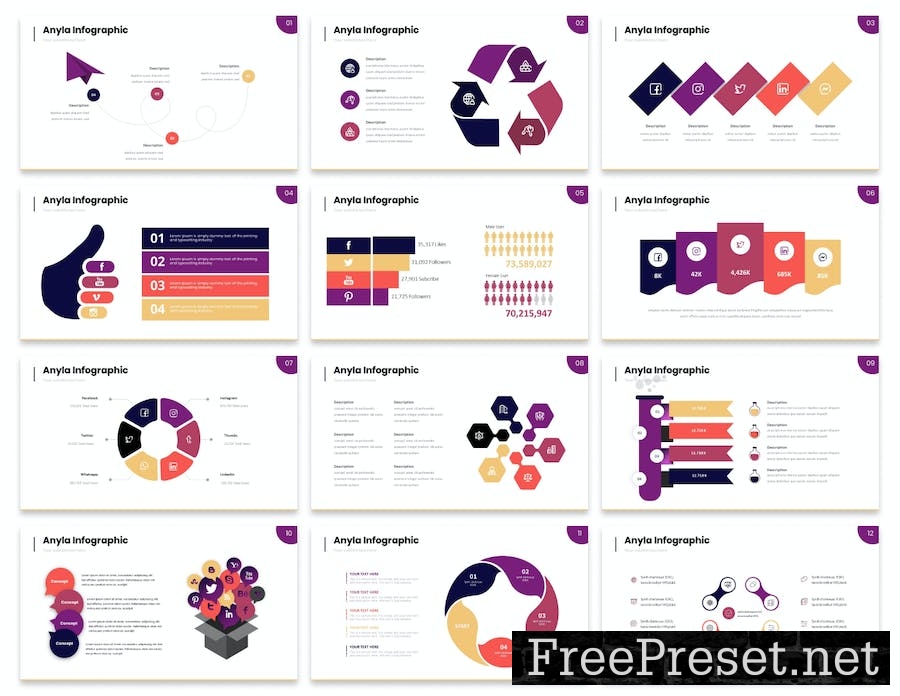 Anyla Infographic - Presentation Google Slide 6A2V3GV