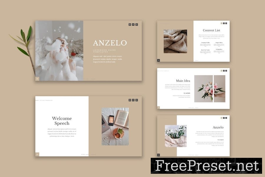 Anzelo - Powerpoint Template JCAVLGU