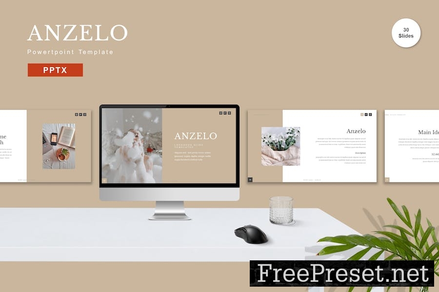 Anzelo - Powerpoint Template JCAVLGU