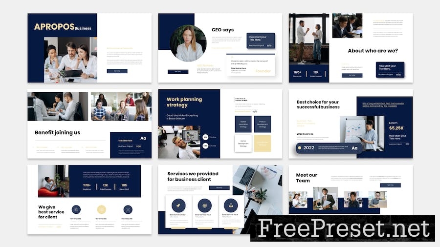 Apropos - Business Presentation Keynote Template XLEC8MT