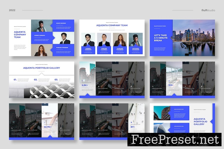 Aquenta - Corporate Keynote Template 6H5PNU9