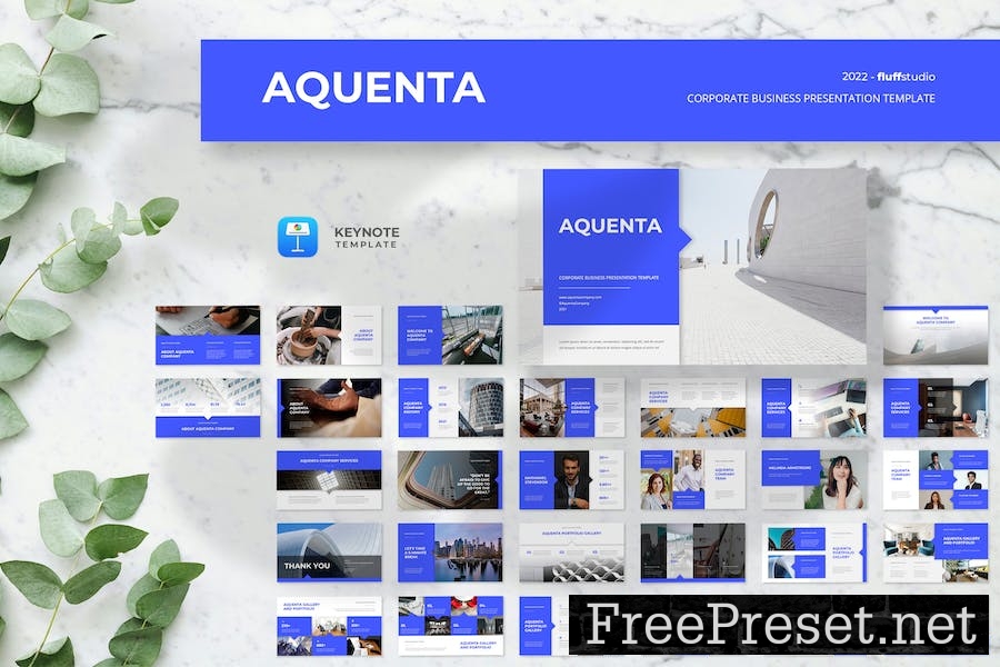 Aquenta - Corporate Keynote Template 6H5PNU9