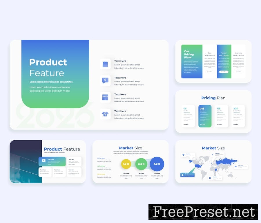 Arctic Multi-Purpose PPT Presentation Template CGFQJQW