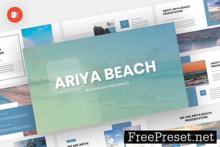 Ariya - Beach Powerpoint Template 7Z98PZW