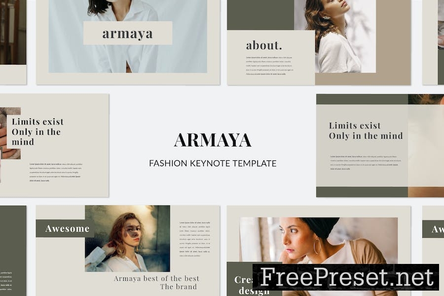 ARMAYA - Fashion Keynote Template UEV2F6M