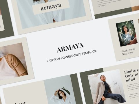 ARMAYA - Fashion Powerpoint Template 9Q4TMZ8