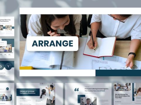 Arrange - Business Presentation Keynote Template JJAF68C