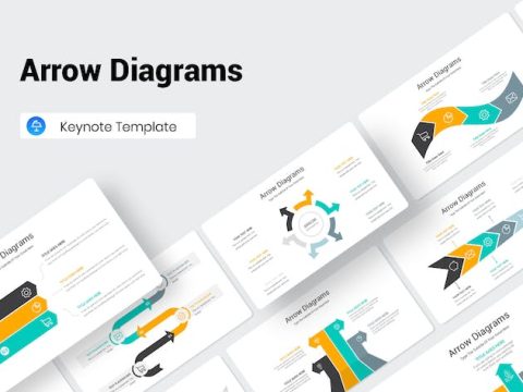 Arrow Diagrams Keynote Presentation Template