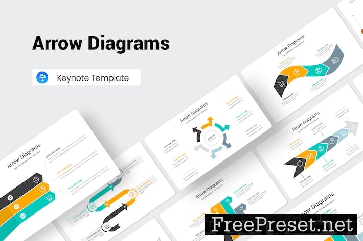 Arrow Diagrams Keynote Presentation Template