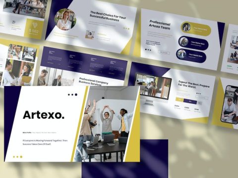 Artexo - Business Presentation Keynote Template GA92E3K