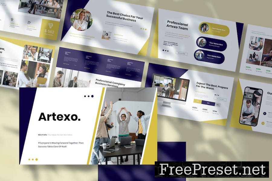 Artexo - Business Presentation Keynote Template GA92E3K