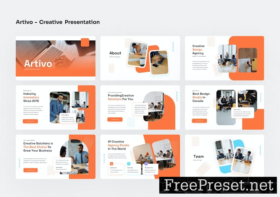 Artivo - Creative Keynote Presentation 2DY6RRE