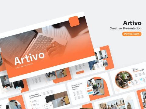 Artivo - Creative PowerPoint Presentation 46D2HQM