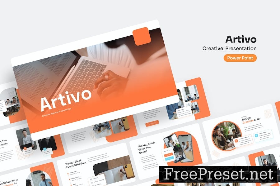 Artivo - Creative PowerPoint Presentation 46D2HQM