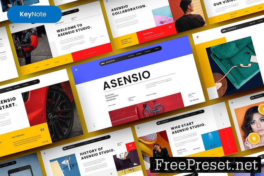 Asensio – Business Keynote Template VCNYAH5